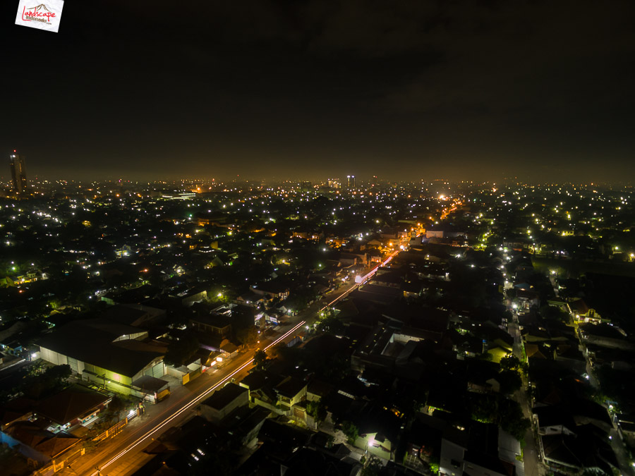 Aerial Fotografi di Malam Hari