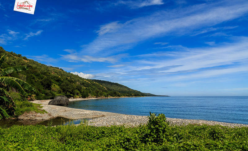 pantai dan langit biru pantai dan langit biru