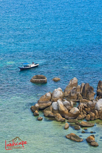 pemandangan dari atas mercusuar