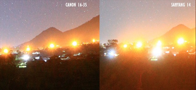perbandingan lensa samyang 14mm vs canon 16-35 Lensa samyang 14 mm vs canon 16-35