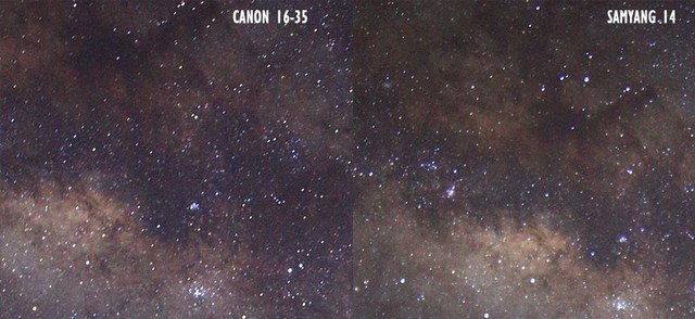 perbandingan lensa samyang 14mm vs canon 16-35 Lensa samyang 14 mm vs canon 16-35