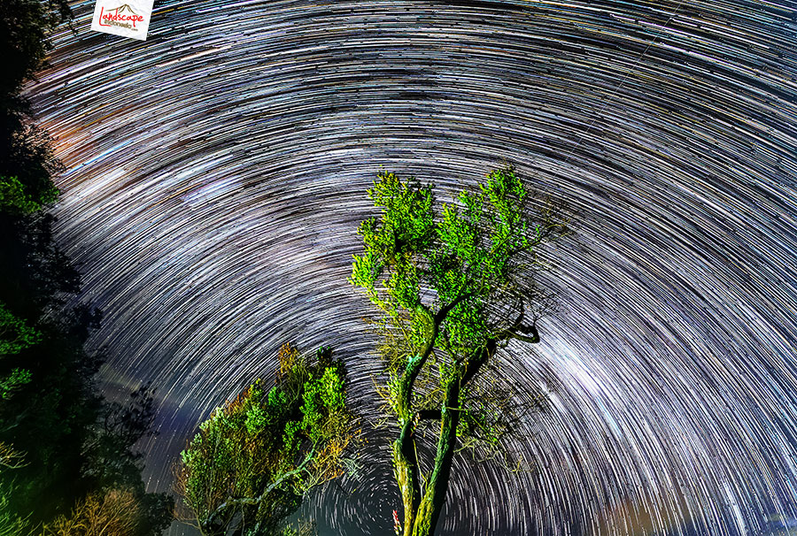 star trail lawu