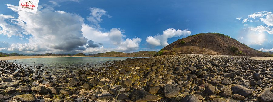 panorama pantai mawun panorama pantai mawun