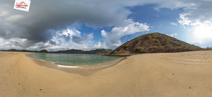 panorama pantai mawun panorama pantai mawun