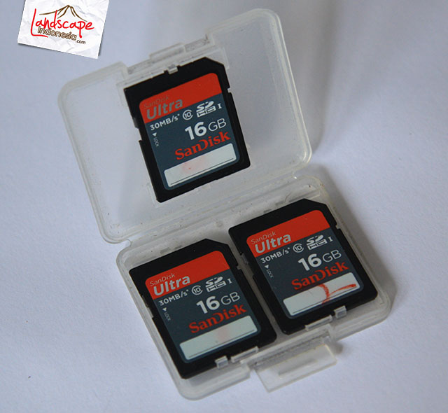 Peralatan untuk Memotret Landscape - memory card Peralatan Memotret Landscape - memory card