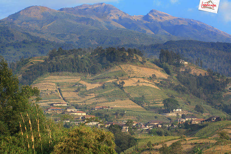 Gunung Merbabu dan pedesaan Gunung Merbabu dan pedesaan