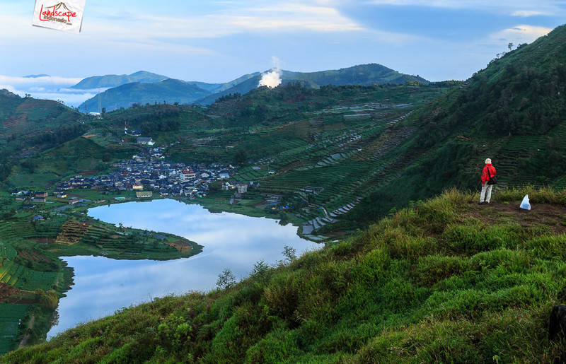pagi di telaga cebongan, dieng - 6D dua kamera - pagi di sikunir dieng - 450D
