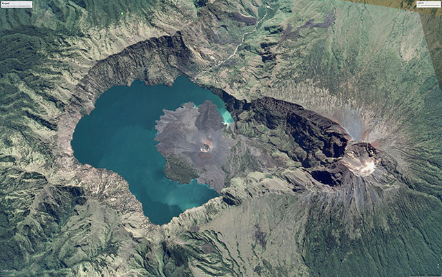 google earth pro rinjani google earth pro rinjani