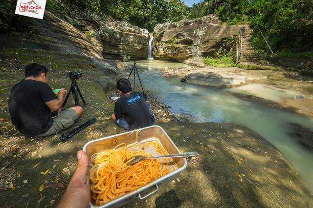 sarapan berteman pemandangan sarapan berteman pemandangan