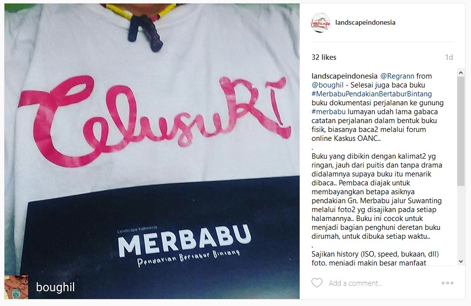 review buku merbabu @boughil