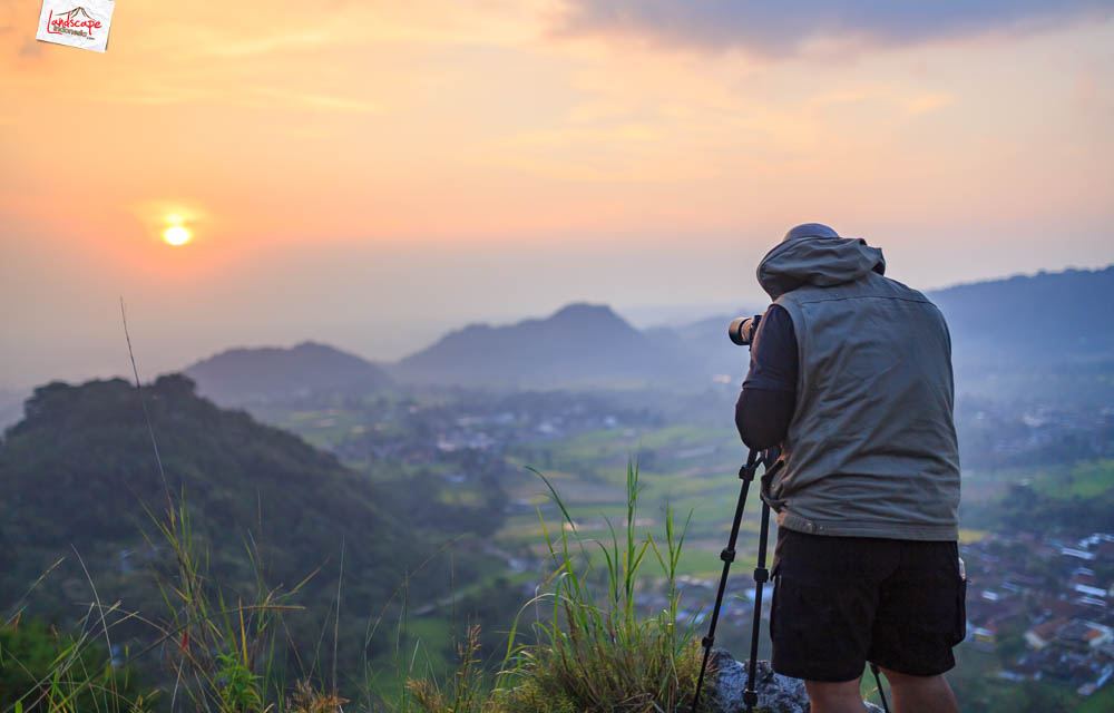 gunung gamping karanganyar - mengabadikan senja