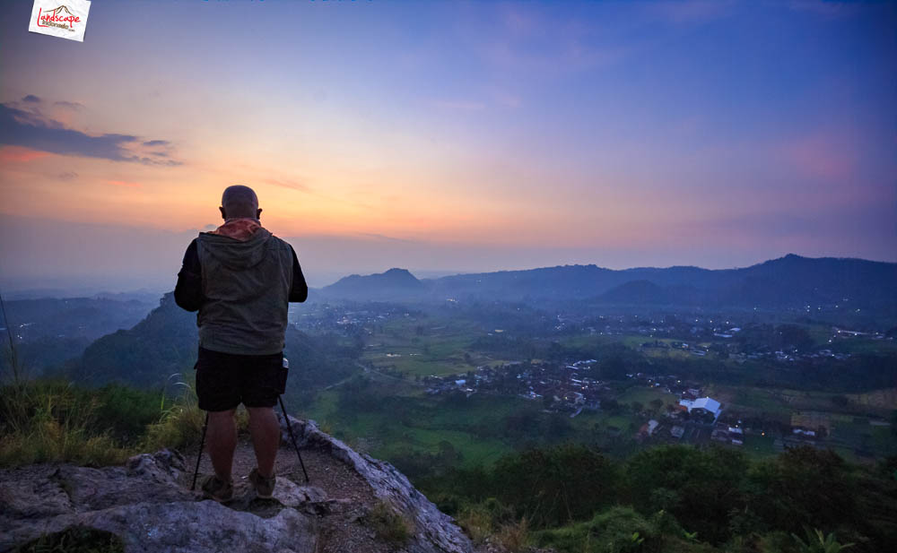 gunung gamping karanganyar - senja tiba