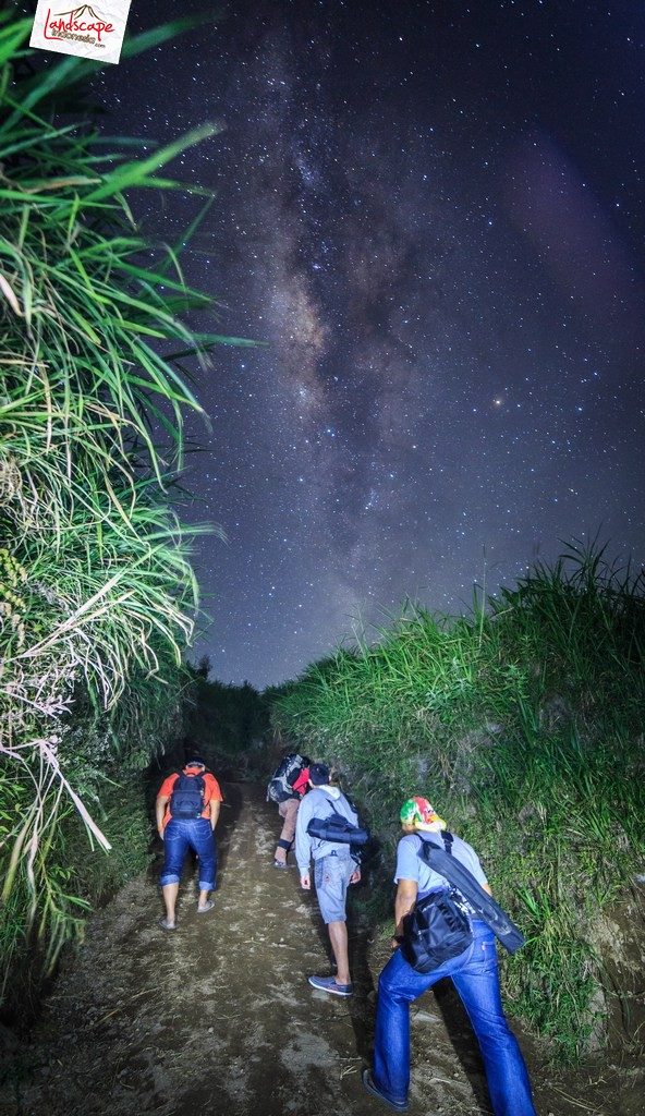 memotret milky way - menuju merapi