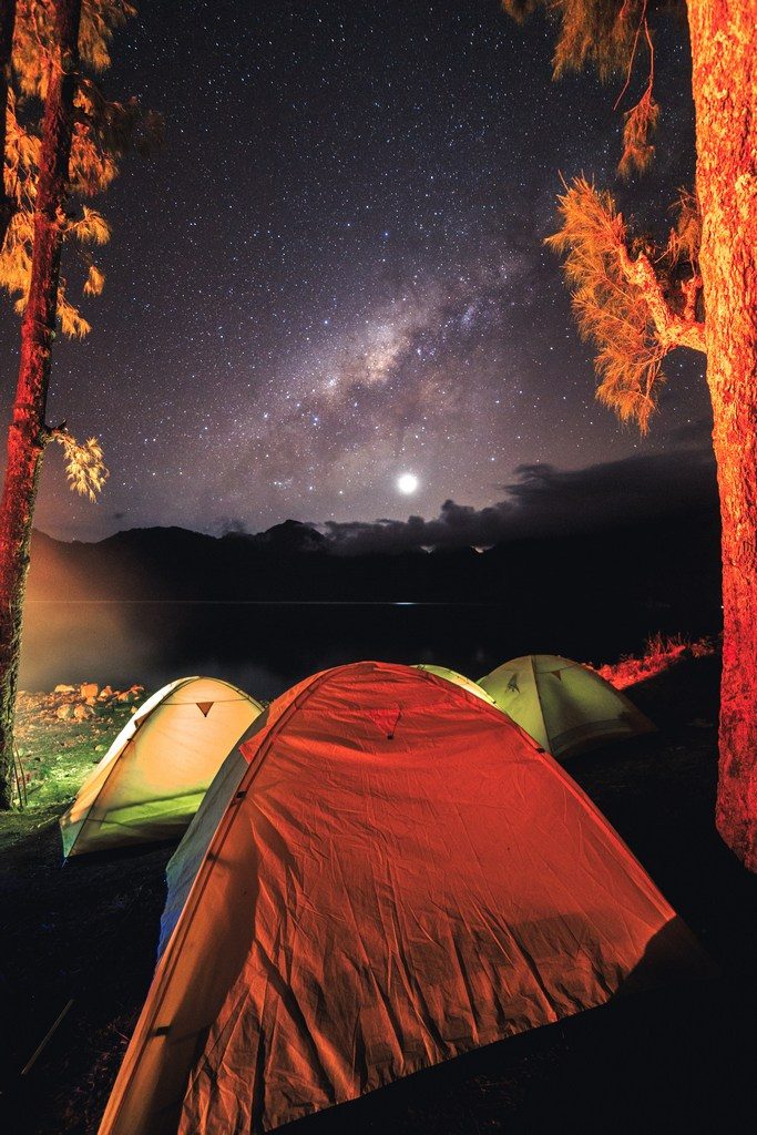 memotret milky way - di tepian segara anak