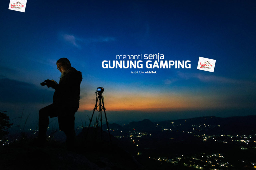 senja gunung gamping