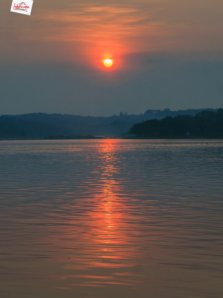 kedungombo dari udara - sunset kendungombo