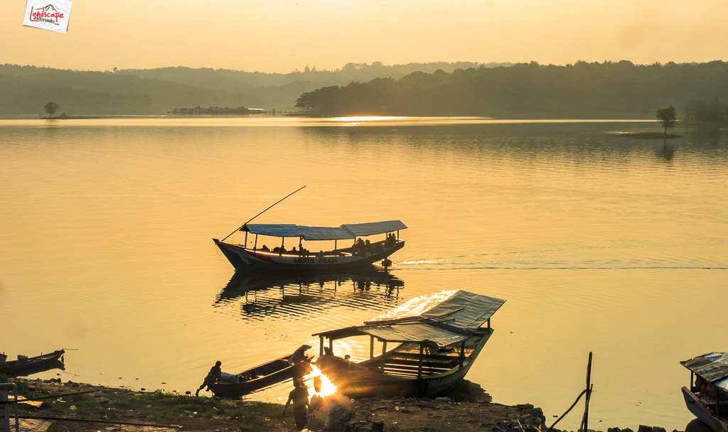 kedungombo dari udara - sebentar lagi senja tiba