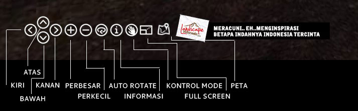 keterangan menu virtual tour gunung merbabu