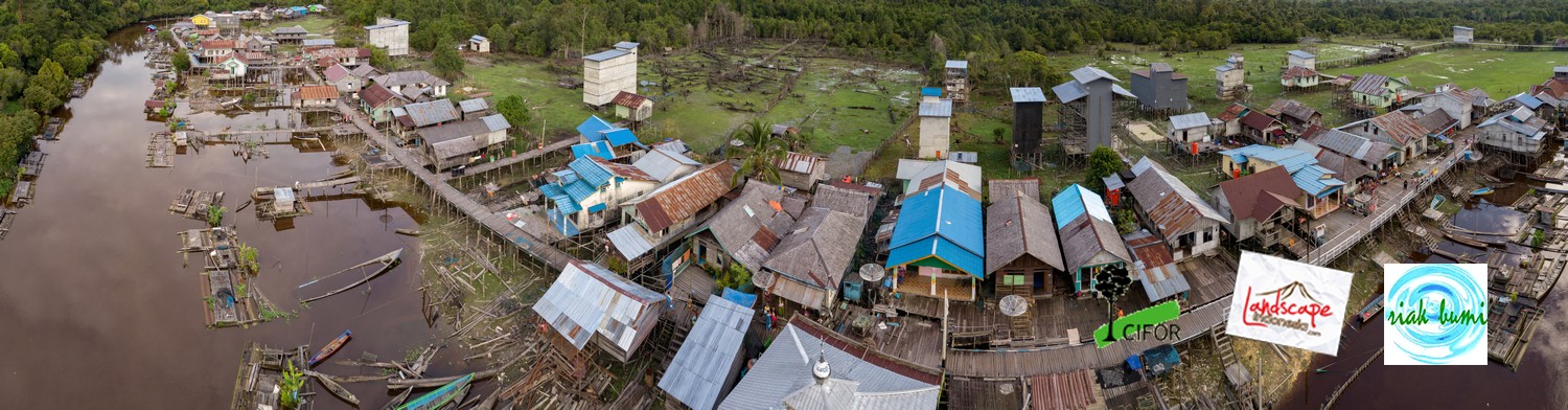 mengabadikan leboyan dari udara