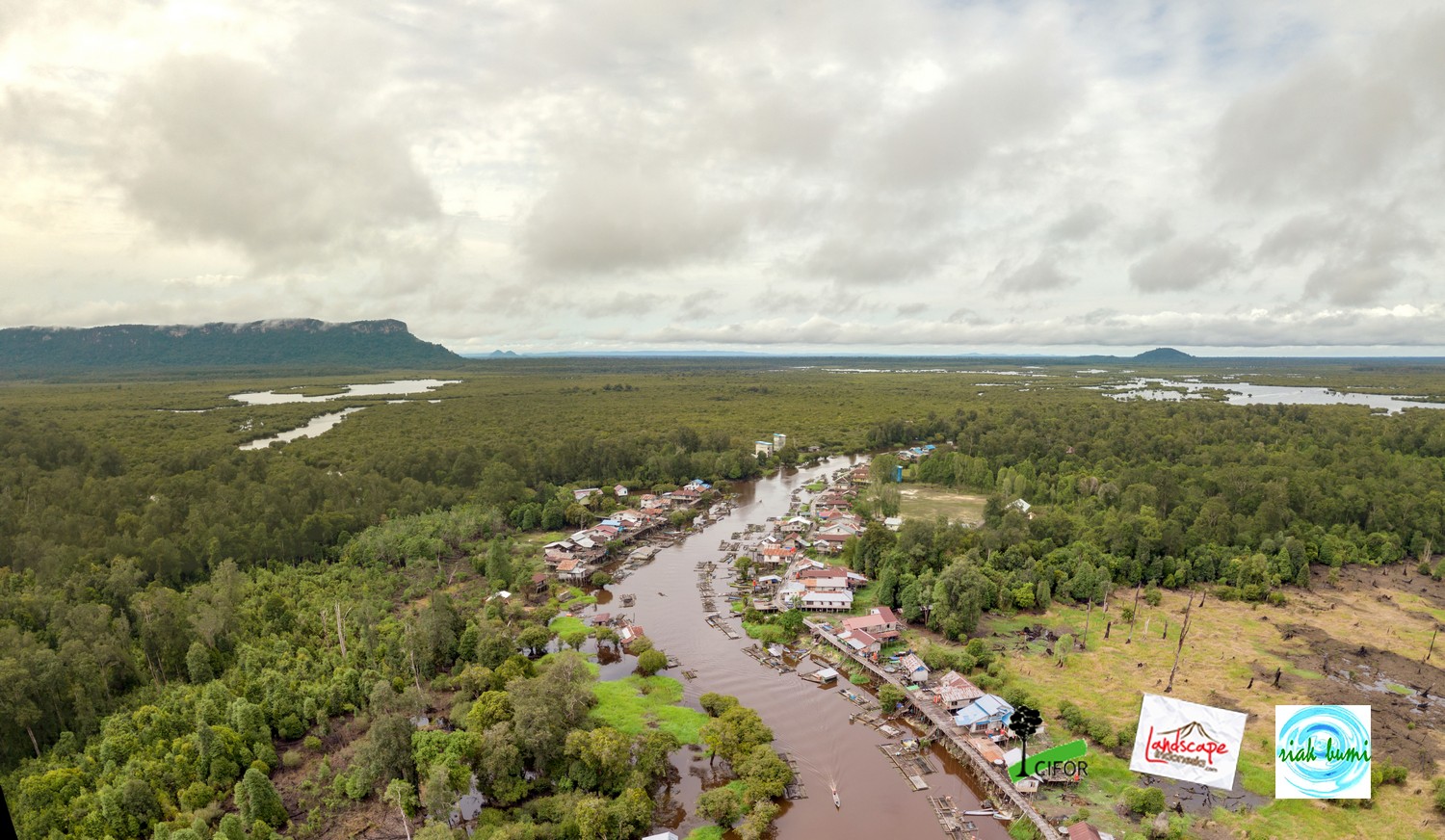 mengabadikan leboyan dari udara