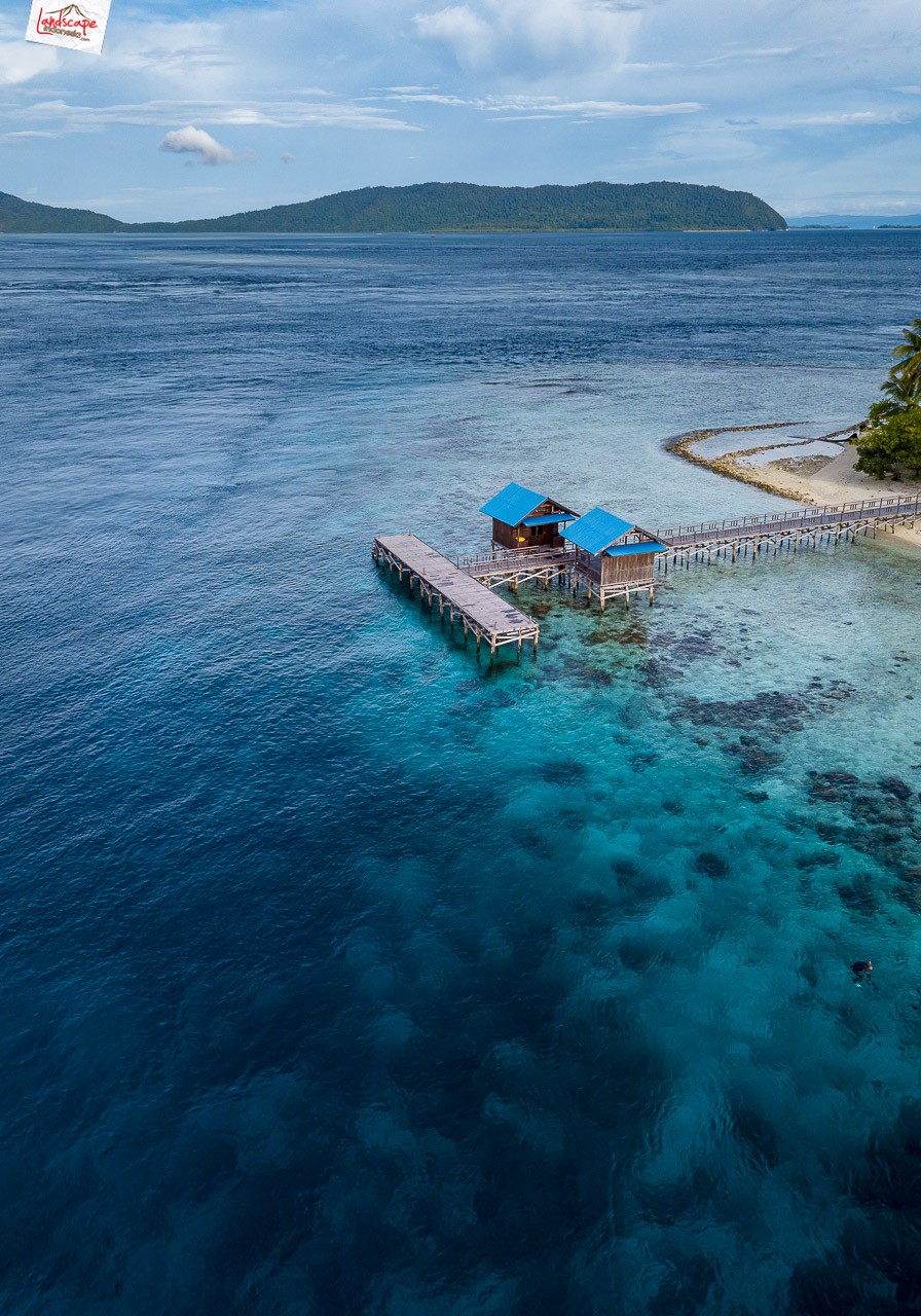 menerbangkan drone di papua