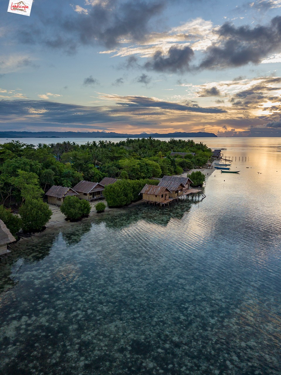 menerbangkan drone di papua