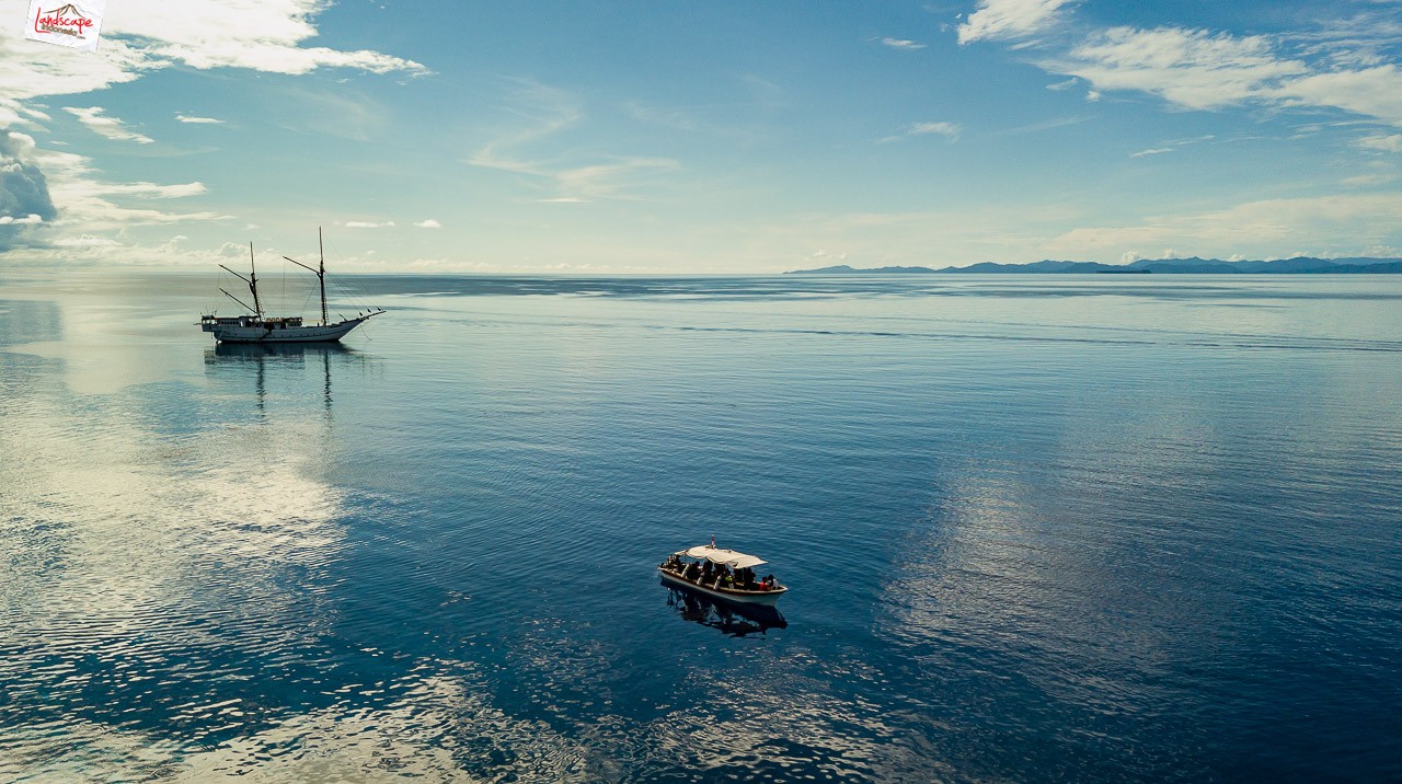 menerbangkan drone di papua