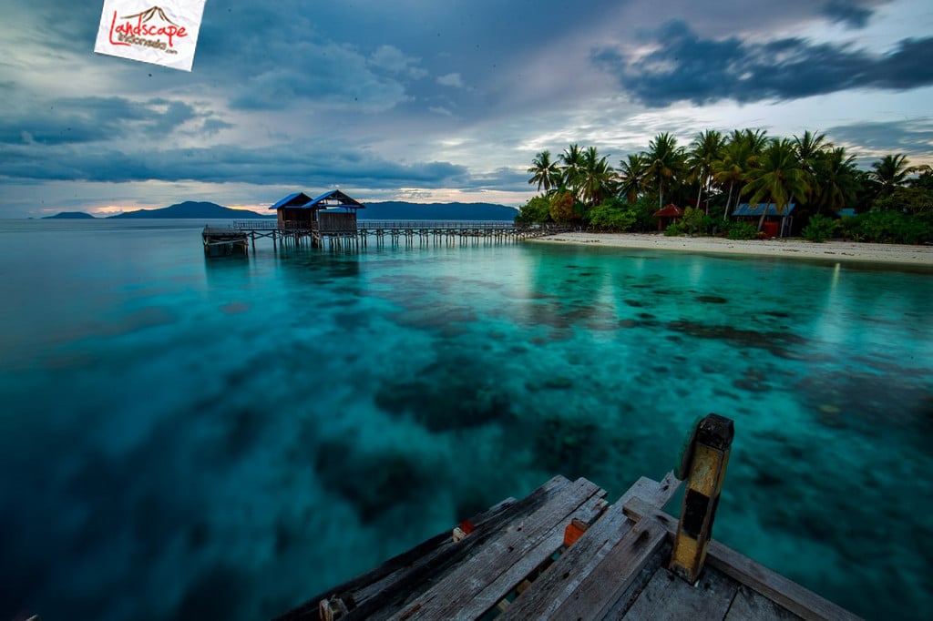 keindahan raja ampat di waktu pagi