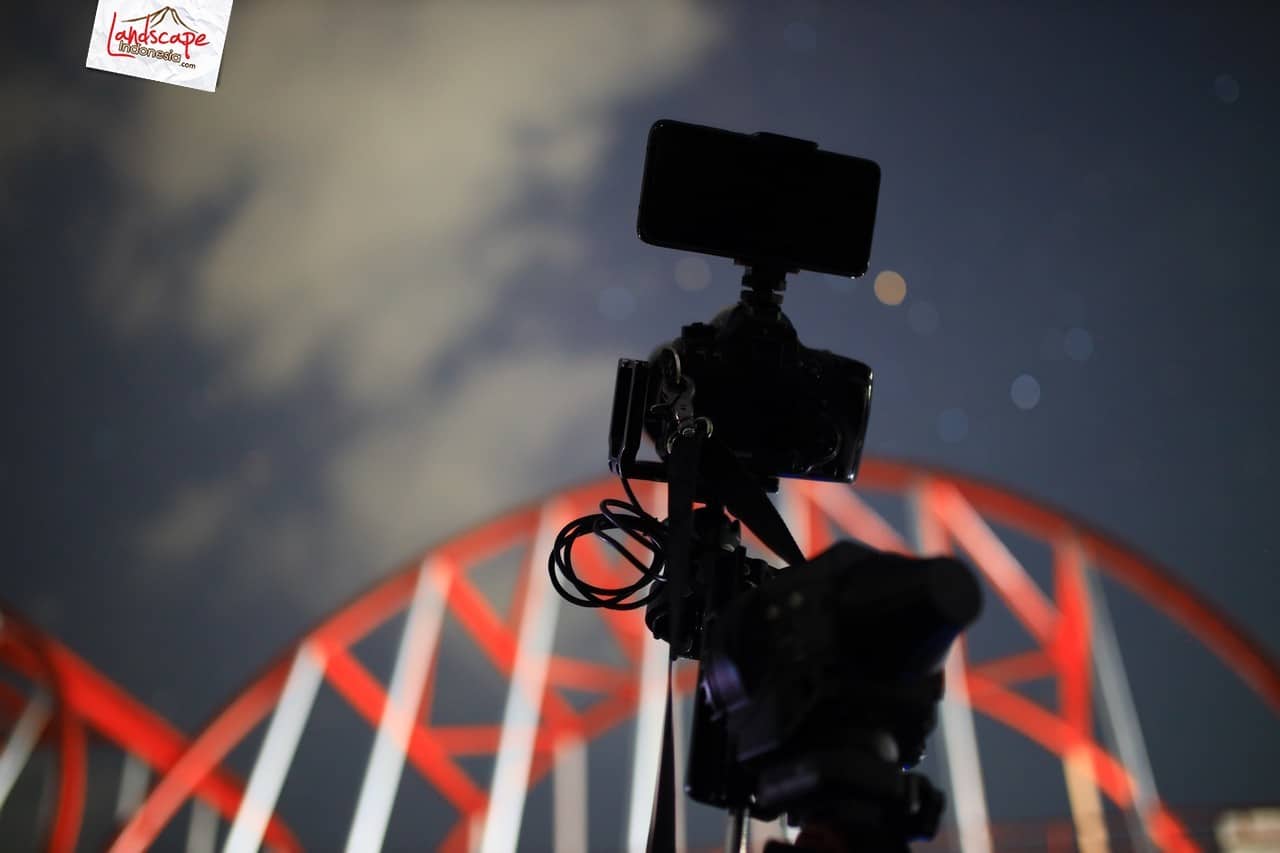 mengabadikan milky way jembatan krisak