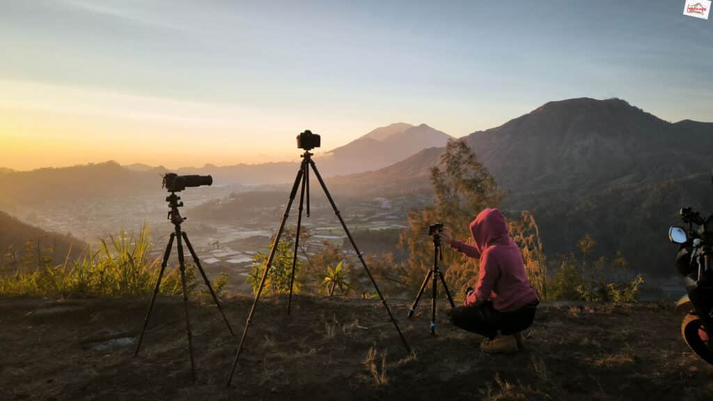 menunggu sang surya di pinggan